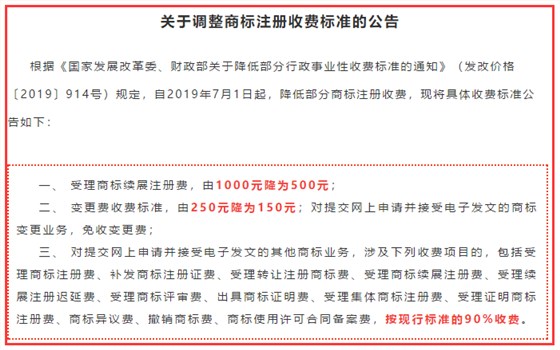 注冊商標(biāo)成本更低了，你知道嗎？
